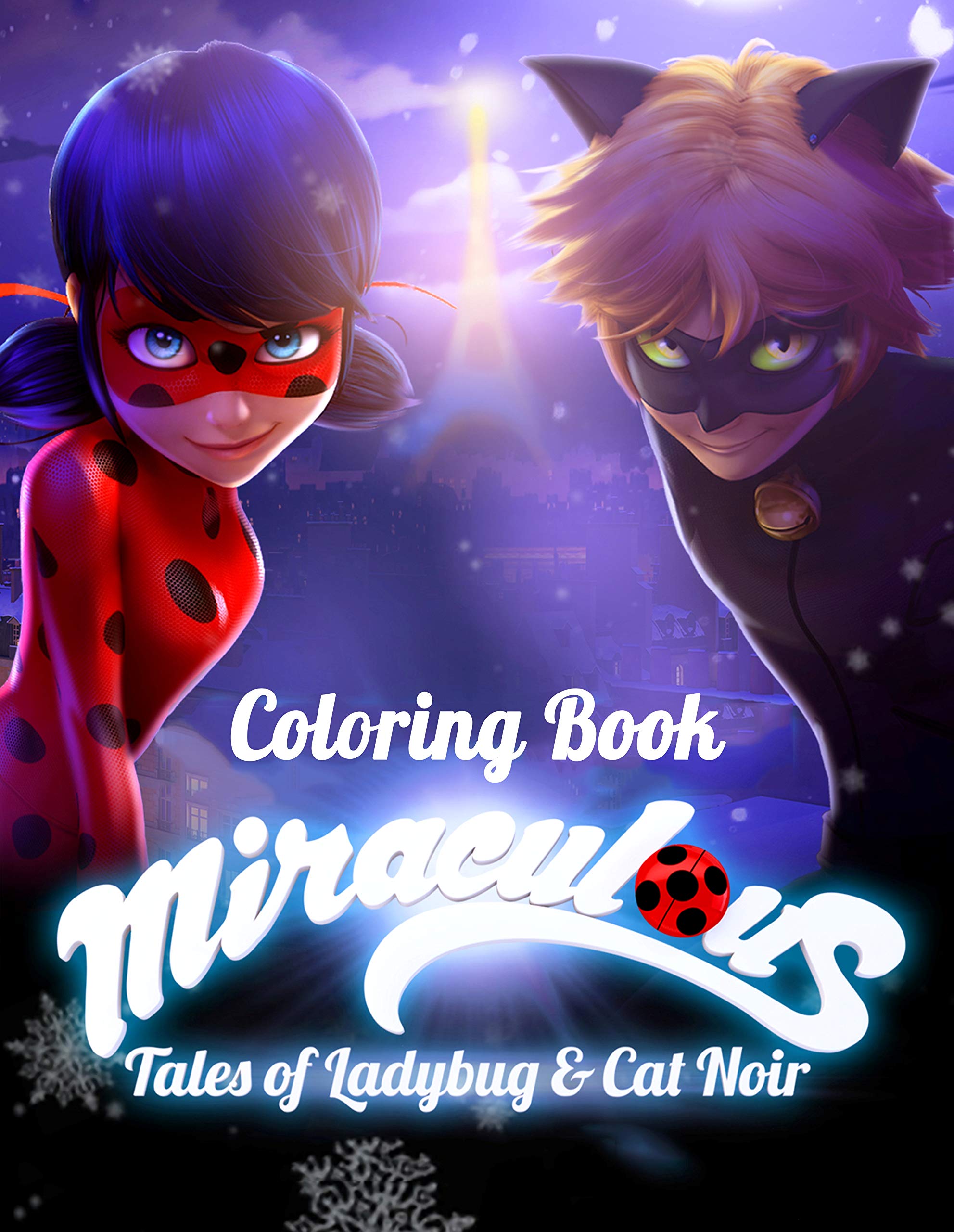 Miraculous Tales Of Ladybug And Cat Noir Coloring Book Activity
