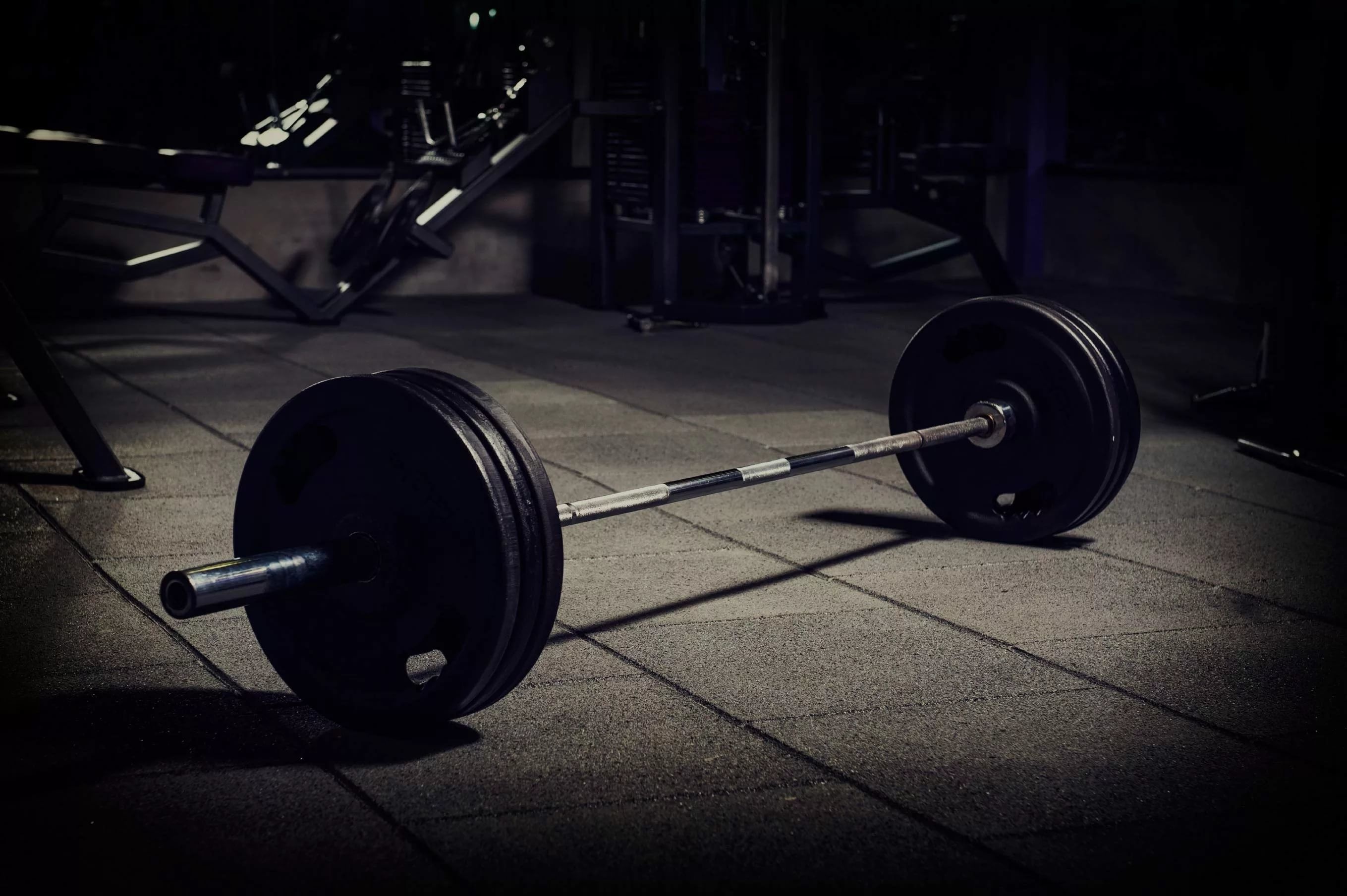 Desktop HD Weightlifting Background Image Wallpaper