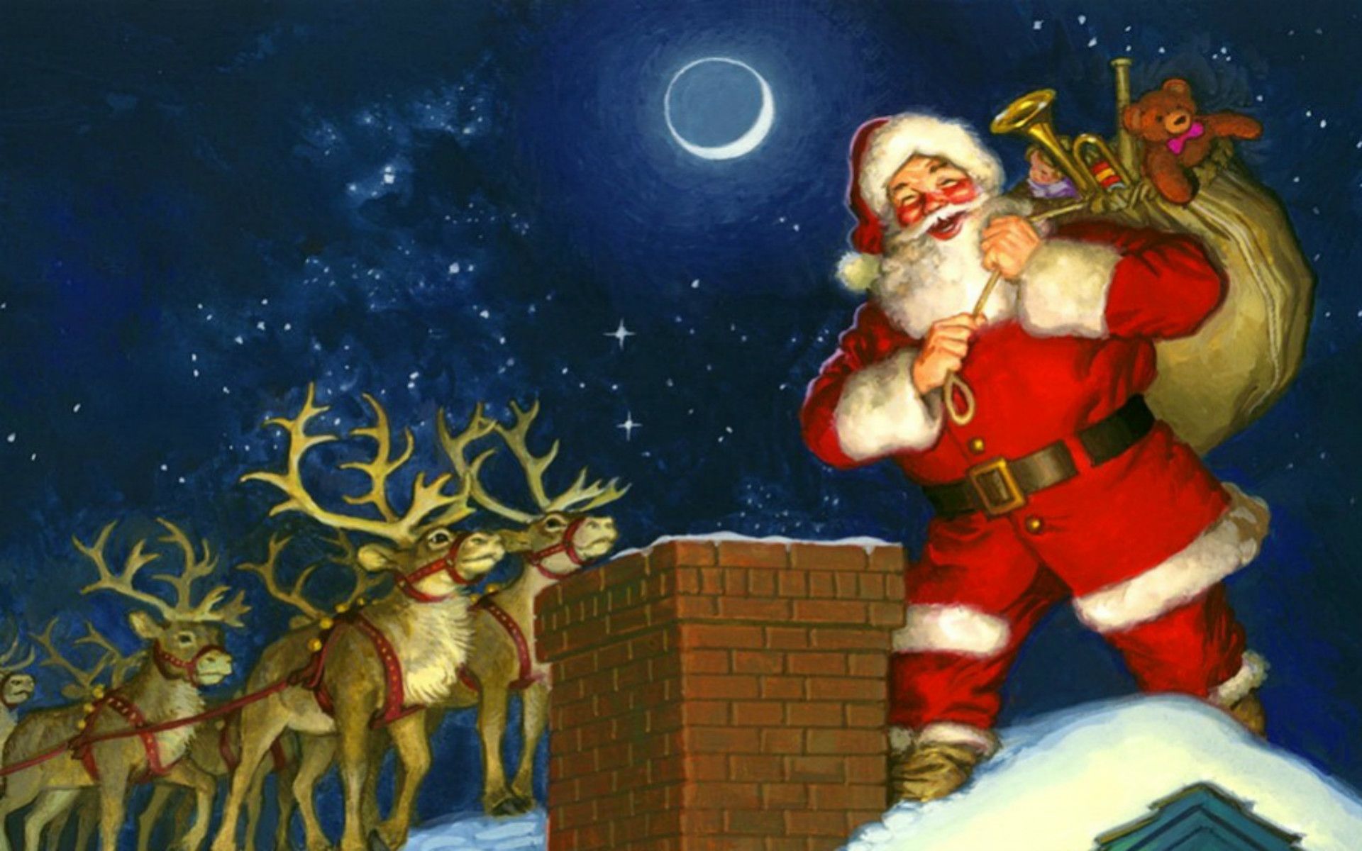 Santa Claus Desktop Wallpaper