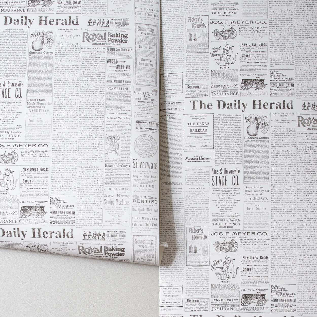Vintage Newspaper Wallpaper
