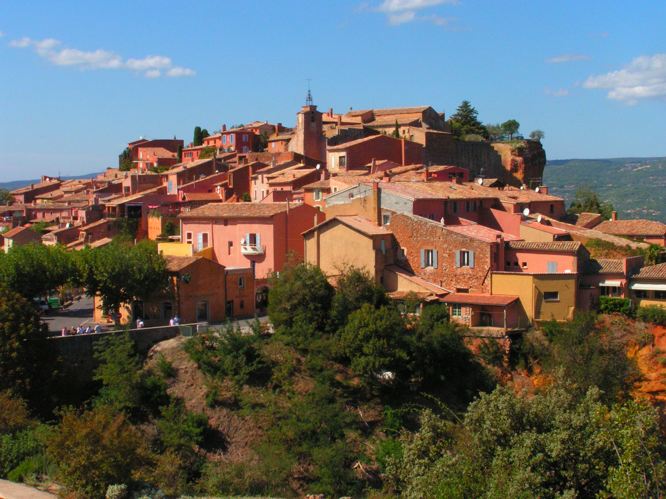 Hill Town In Provence France Wallpaper And Image