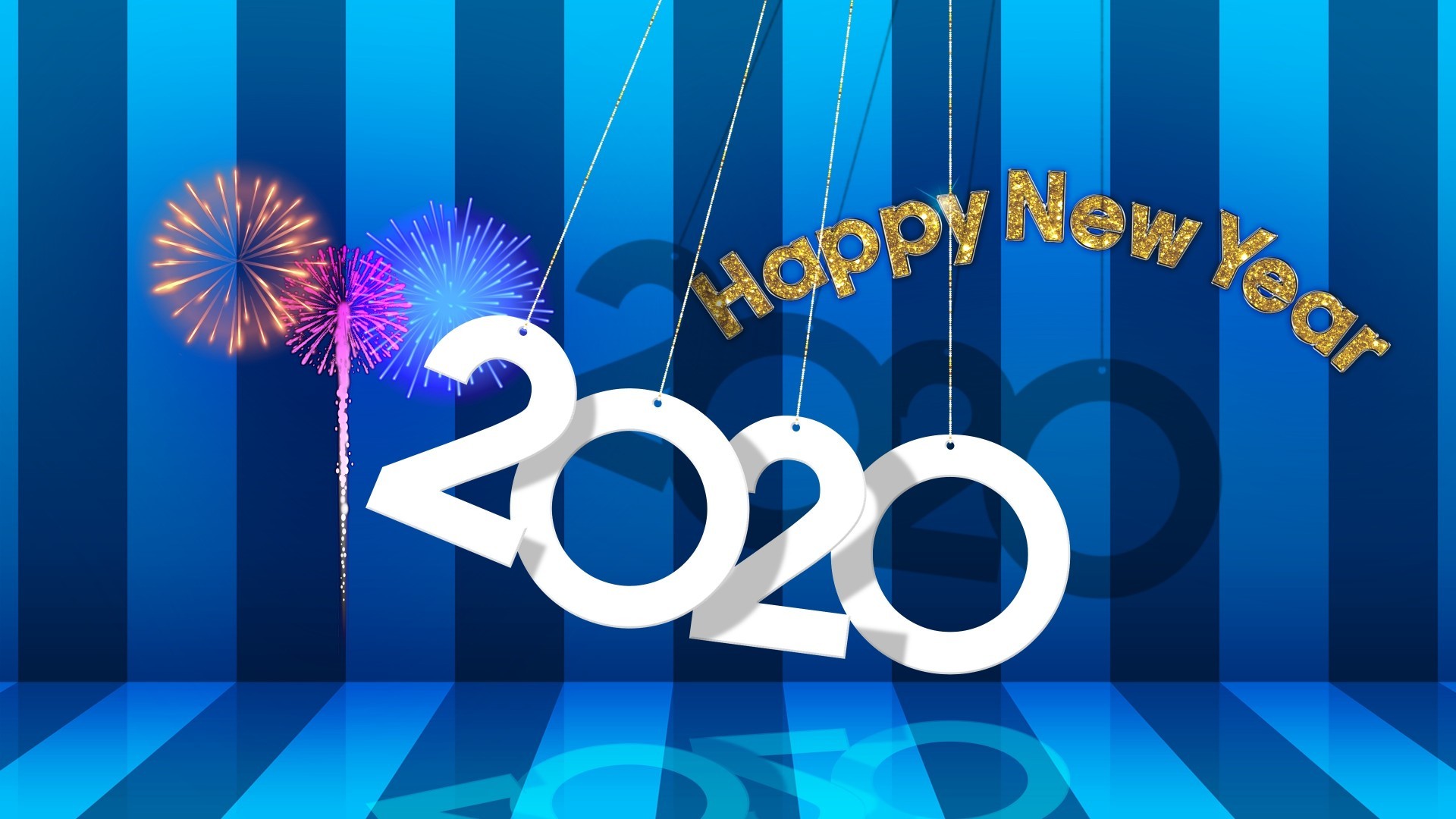 Happy New Year Design Wallpaper For
