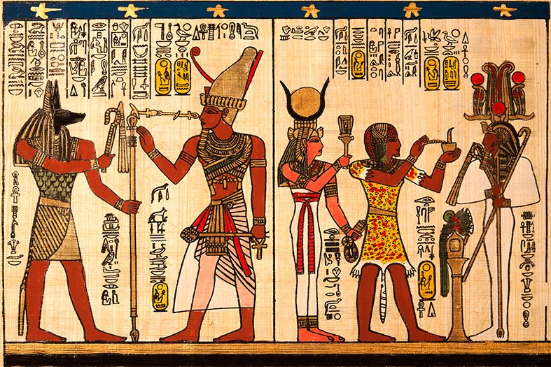 49 Egyptian Murals Wallpaper