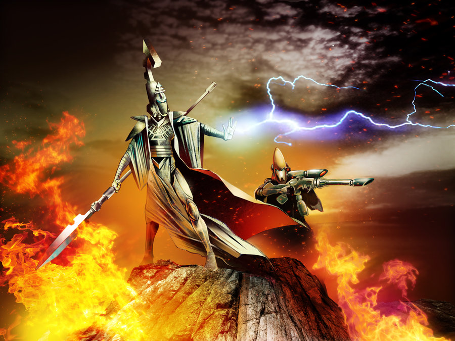 Warhammer 40k Eldar Farseer By Skullsgunsandfire