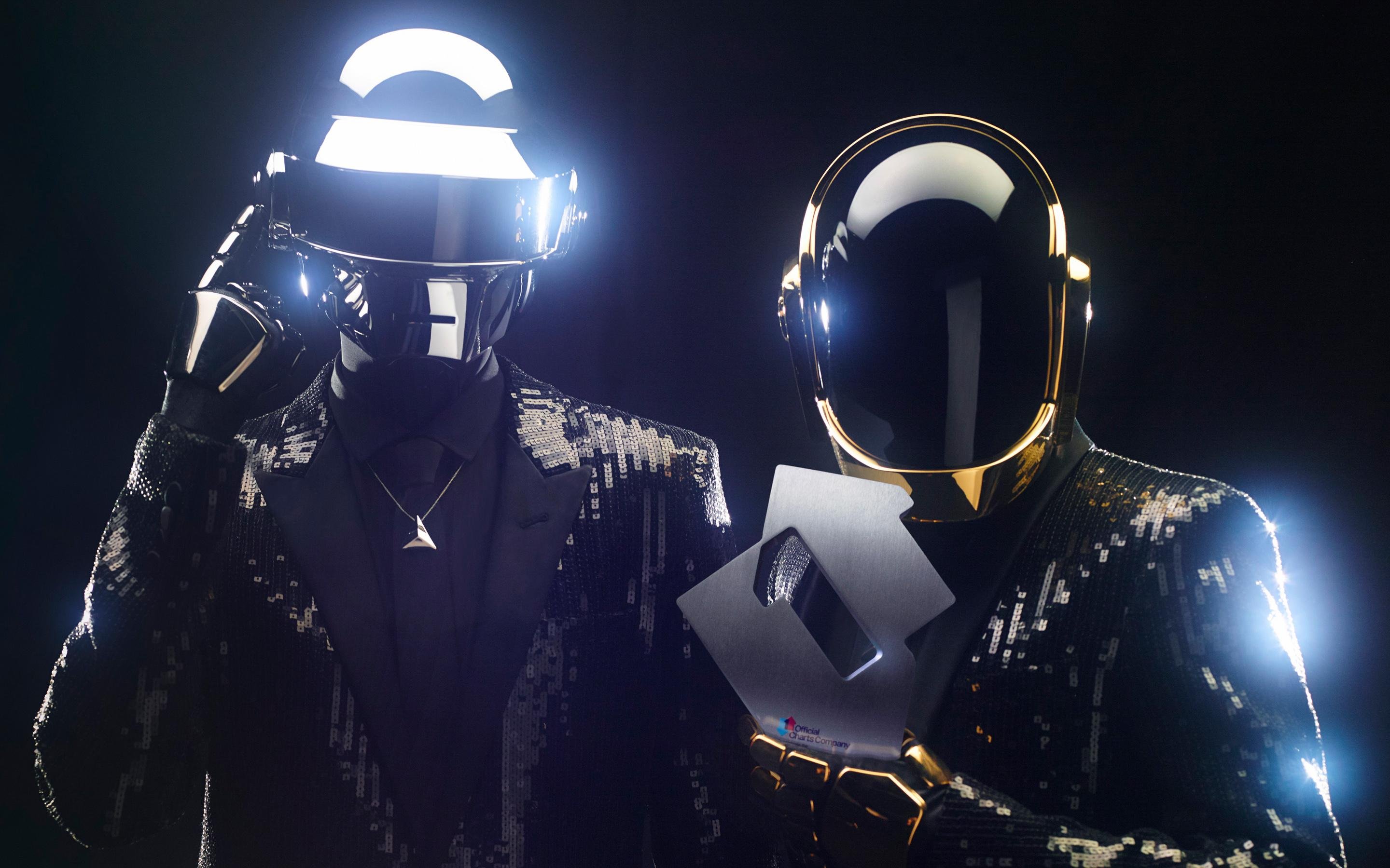 Daft Punk Electronic House Electro Mask Robot Sci Fi Wallpaper