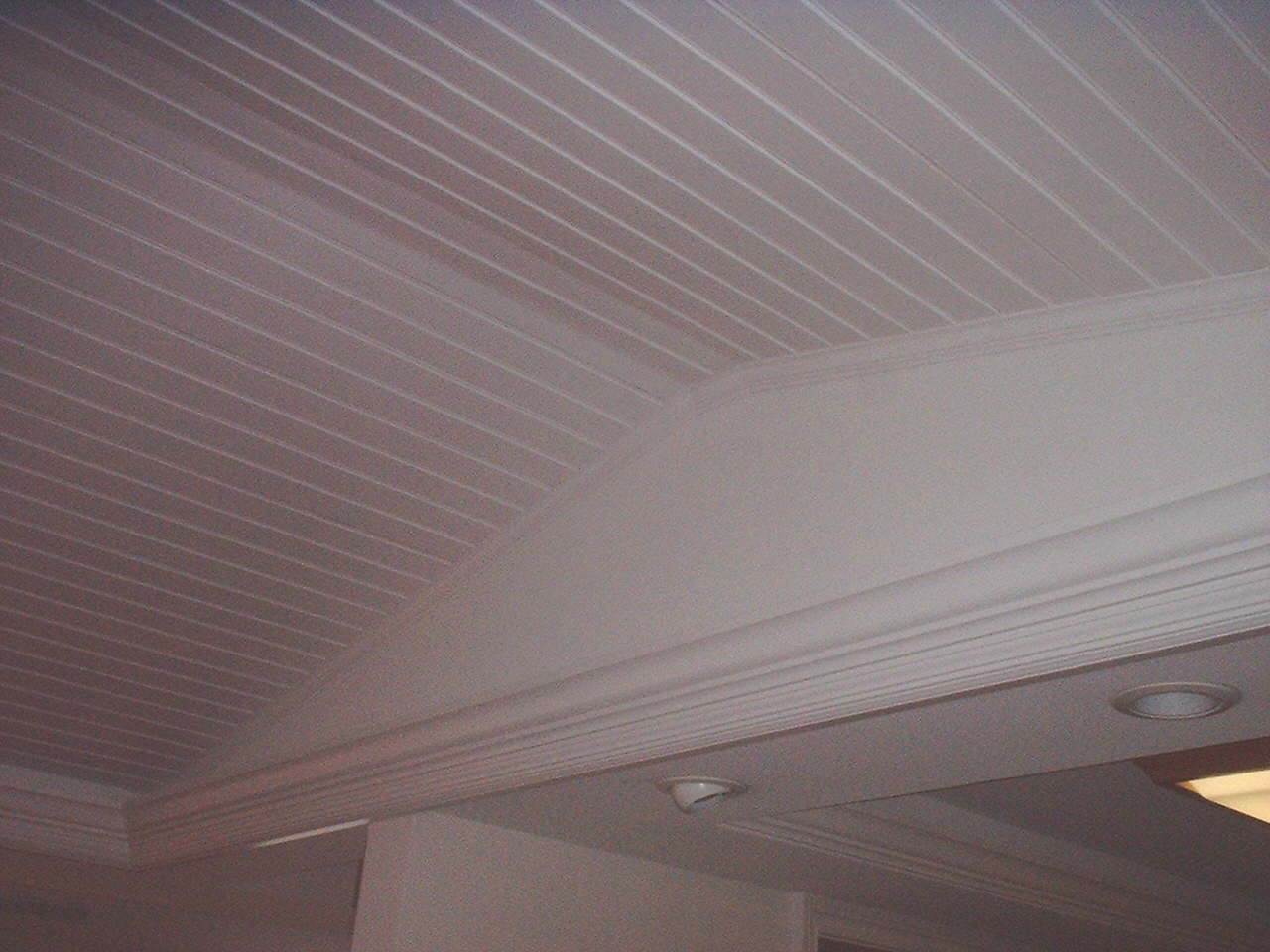 living room beadboard ceiling