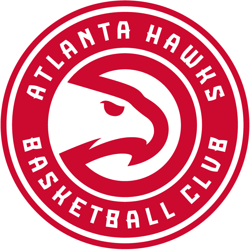 Atlanta Hawks Primary Logo Modernized Pac Hawk Inside