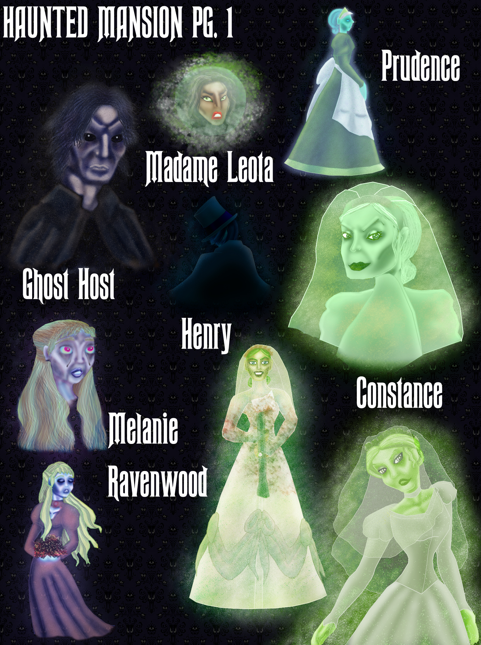 Haunted Mansion Wallpaper Fabric Image Thecelebritypix