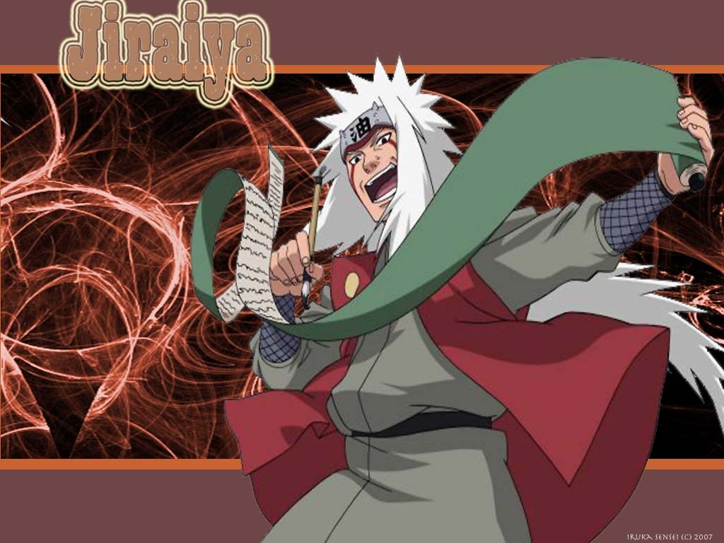Jiraiya Anime Naruto Super Pervert Kyuubi Wallpaper
