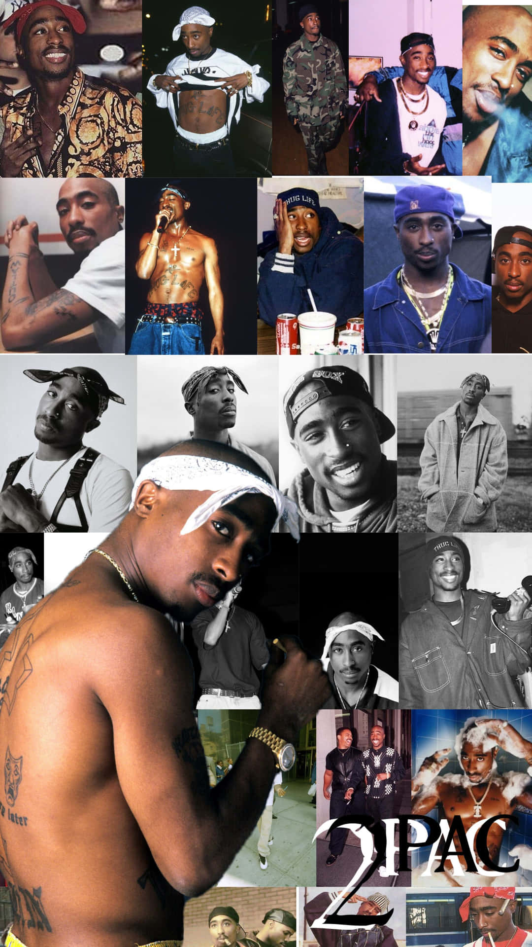 Turn Your Phone Into A Classic Beauty With The Tupac iPhone Wallpaper