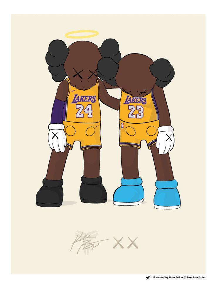 Continuing To Move The Game Forward Kaws X Kobe Bryant Poster