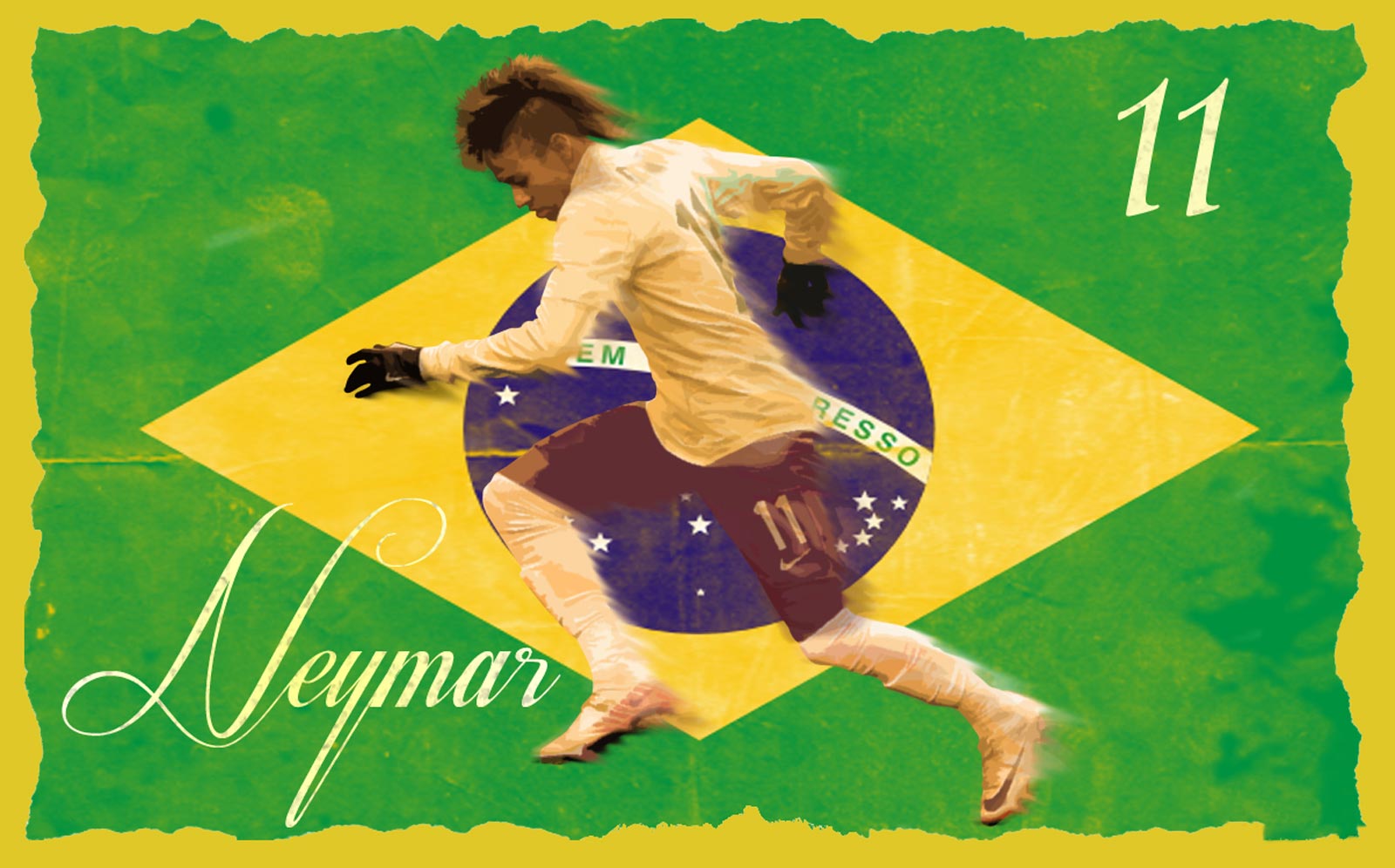 Neymar Brazil HD Wallpaper Imagebank Biz
