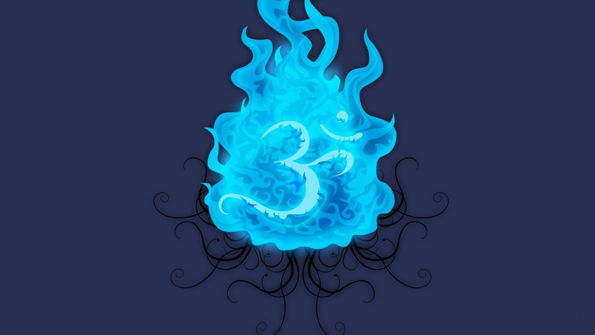 Blue Flame Wallpaper