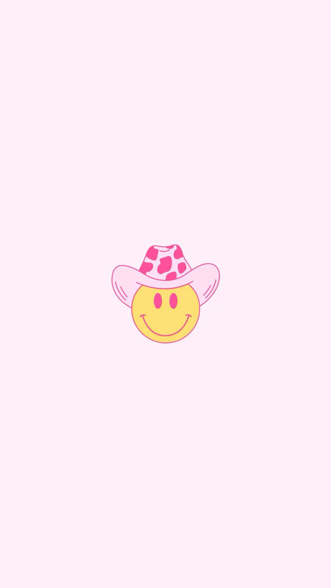 Howdy Pink Cowgirl Aesthetic Wallpaper