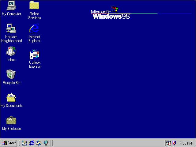 Hãy sở hữu hình nền Windows 98 đẹp nhất mà không tốn bất kỳ chi phí nào. Sắc màu trung tính, tươi mới và tinh tế sẽ khiến bạn ấn tượng ngay từ lần đầu tiên nhìn thấy. Tải xuống ngay và trang trí cho máy tính của bạn thêm phần độc đáo.