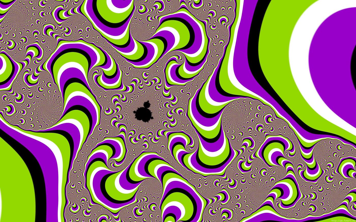 Psychedelic Screen Melt Illusion Mighty Optical Illusions