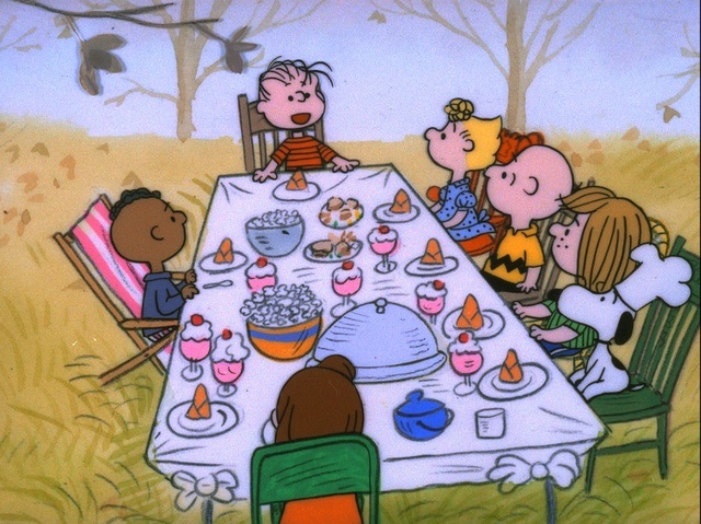 Charlie Brown Thanksgiving Re Basementrejects
