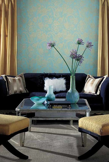 Candice Olson Shimmering Details Contemporary Living Room Other