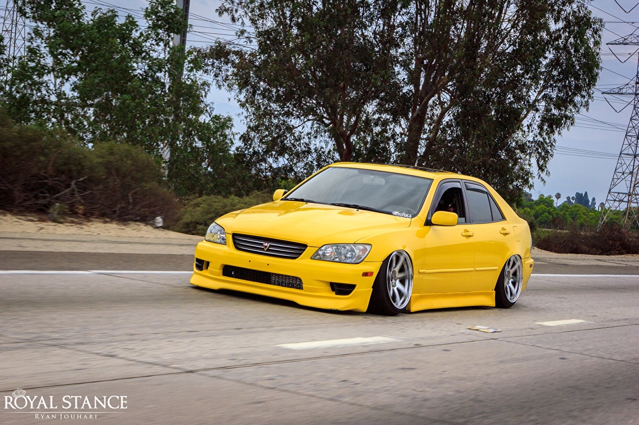 Photo Toyota Tuning Altezza Lexus Is200 Is300 Yellow Cars