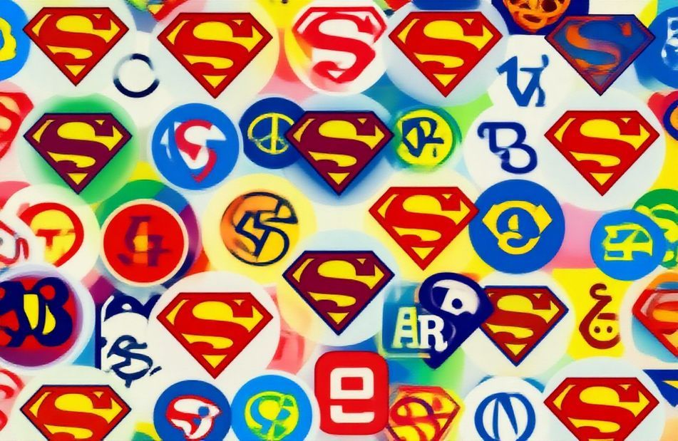 Superheroes Logos Wallpaper