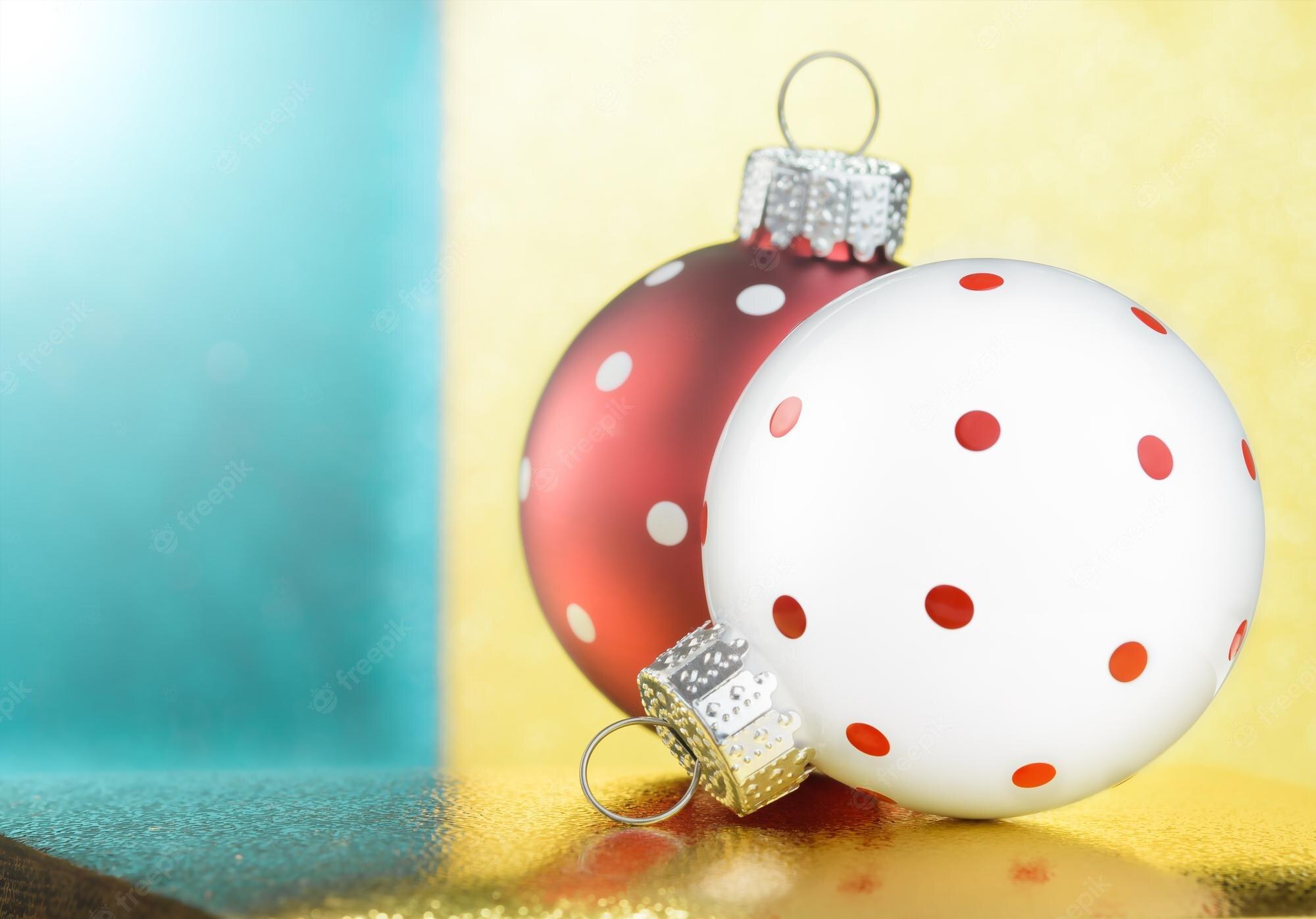 Premium Photo Traditional Glass Ball Ornaments For Christmas