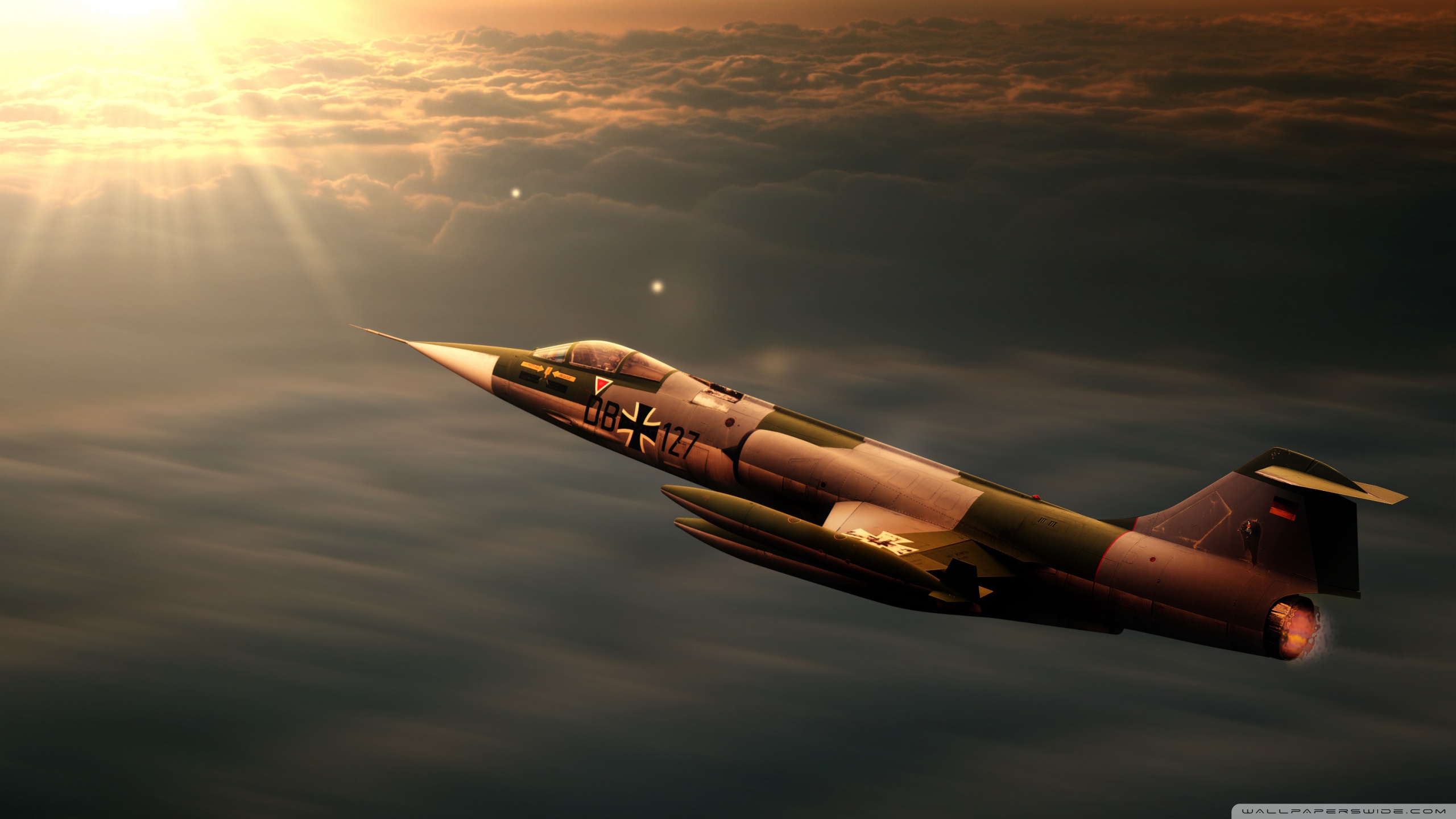 F104 Starfighter Jet Ultra HD Desktop Background Wallpaper For 4k