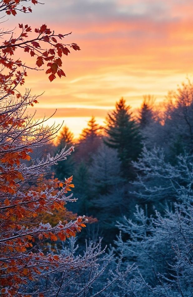 Fall Winter Background Wallpaper