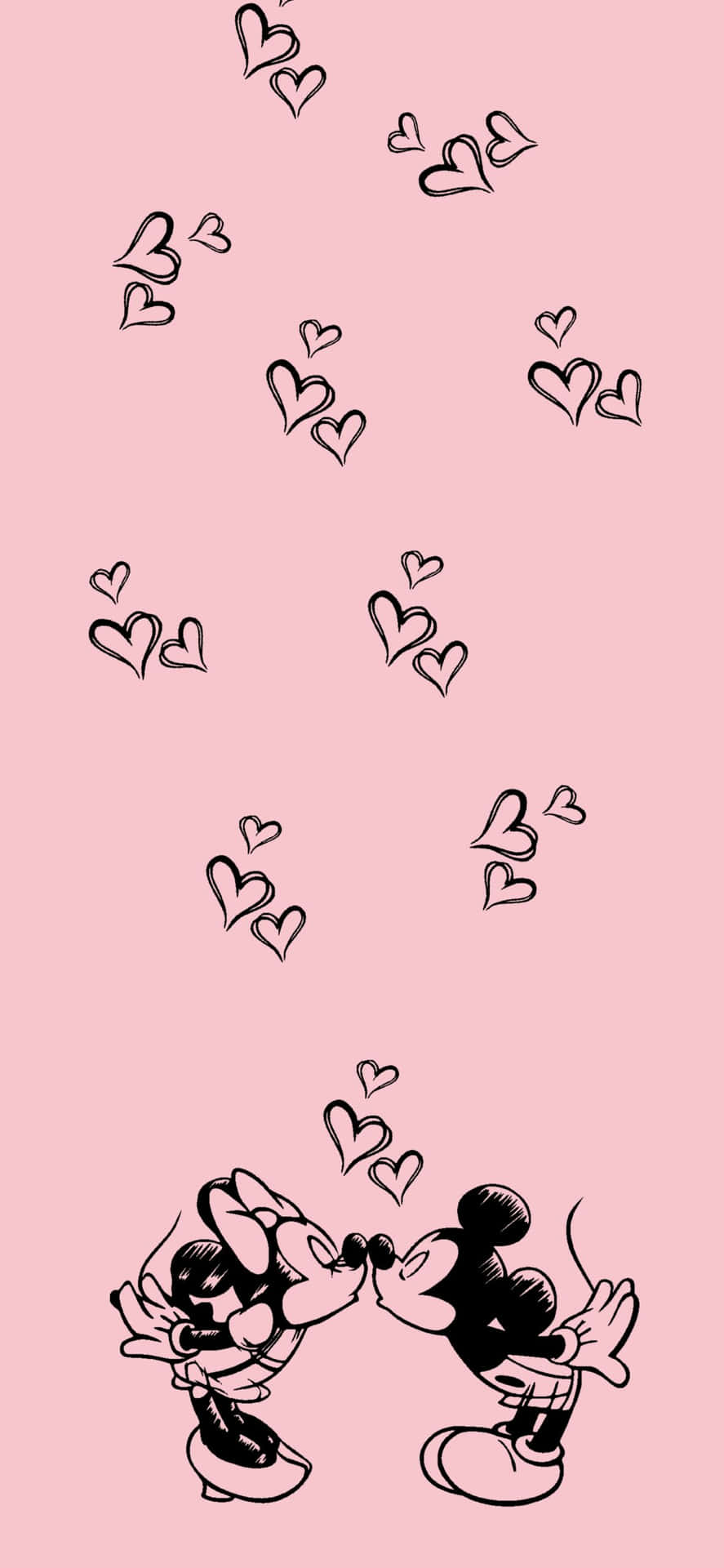 Minnie Mouse Pink Wallpaper