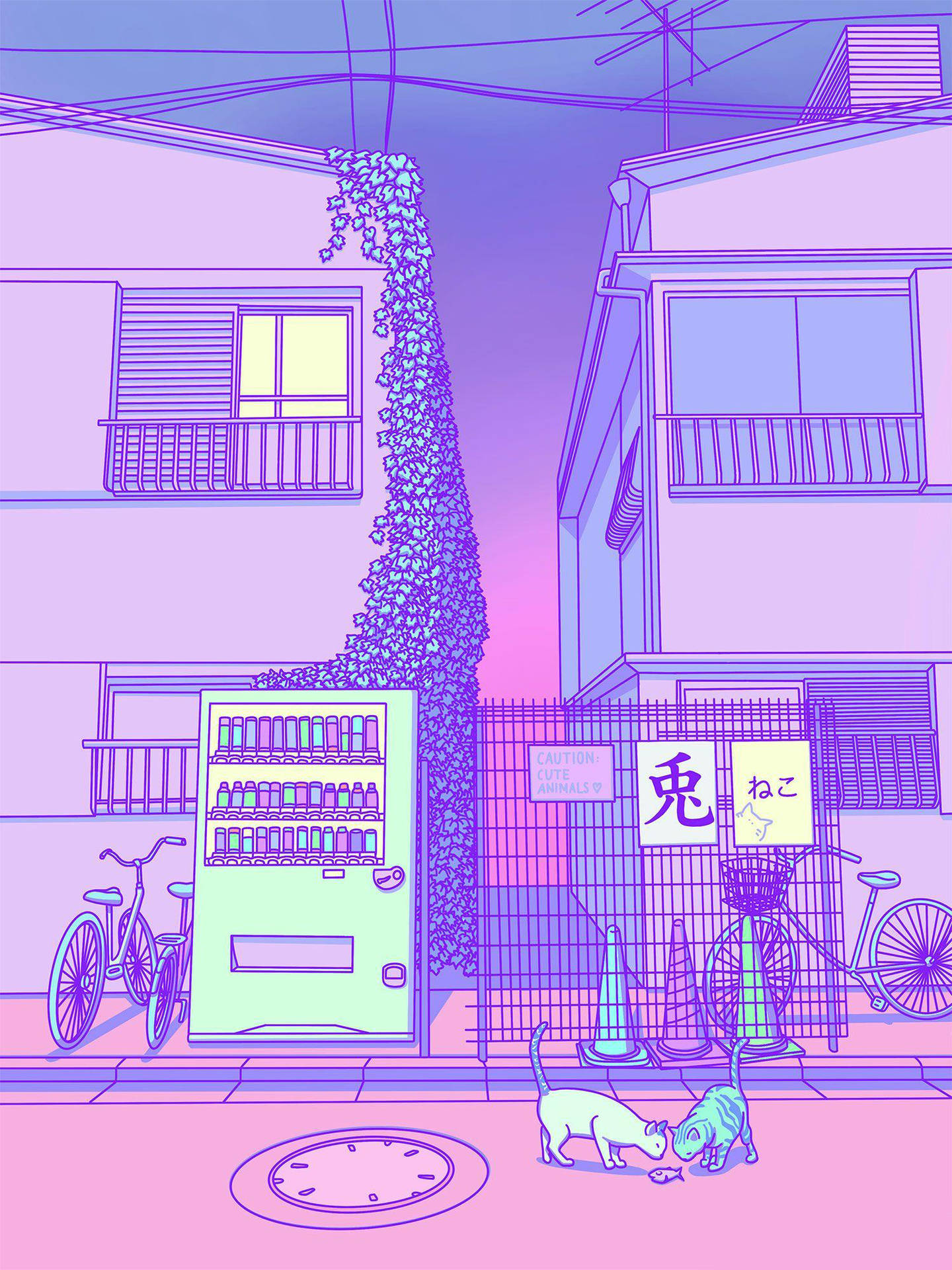 Purple Pastel Aesthetic Wallpaper