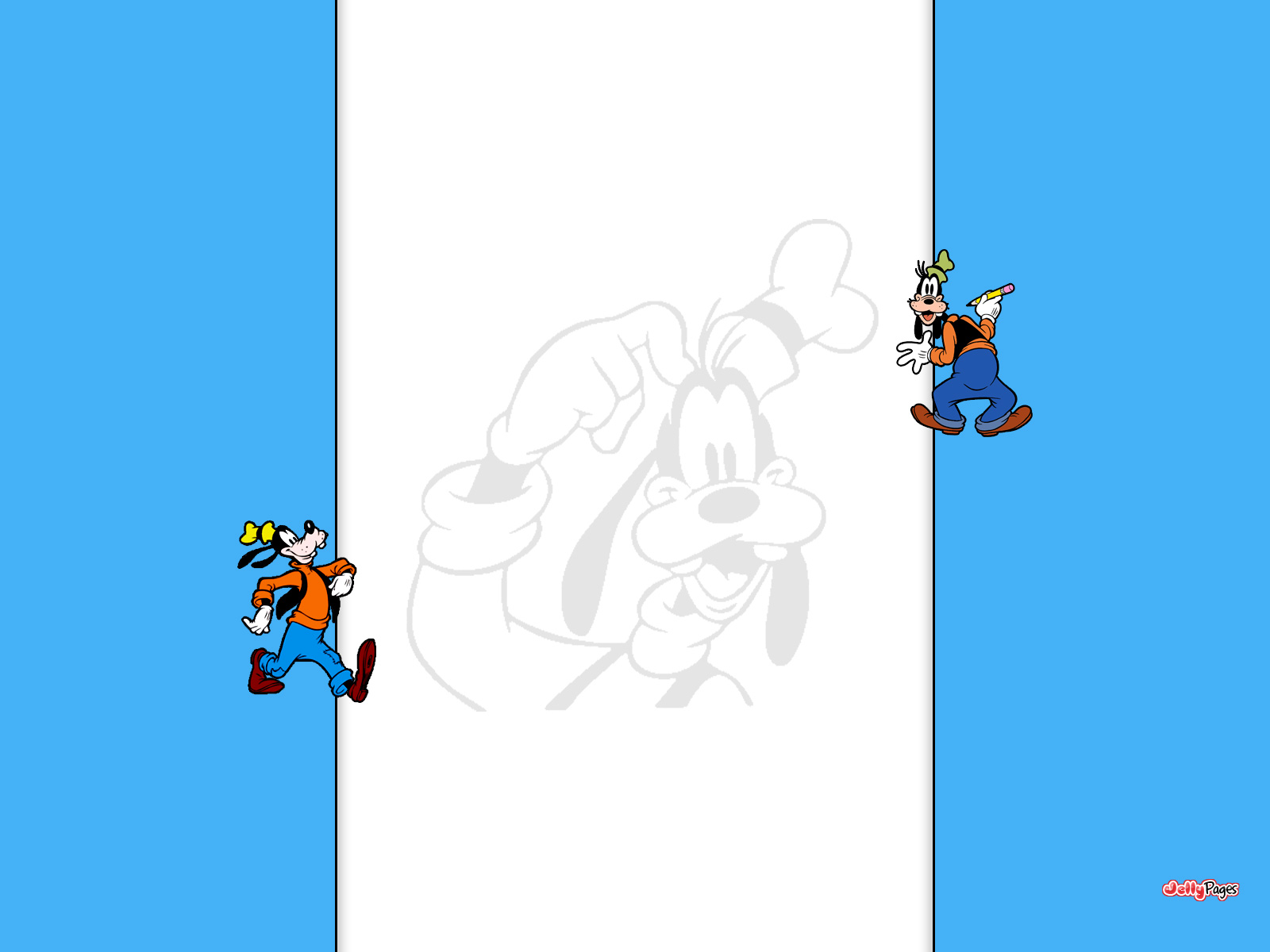 Goofy Disney Ger Layout Template Amp Background