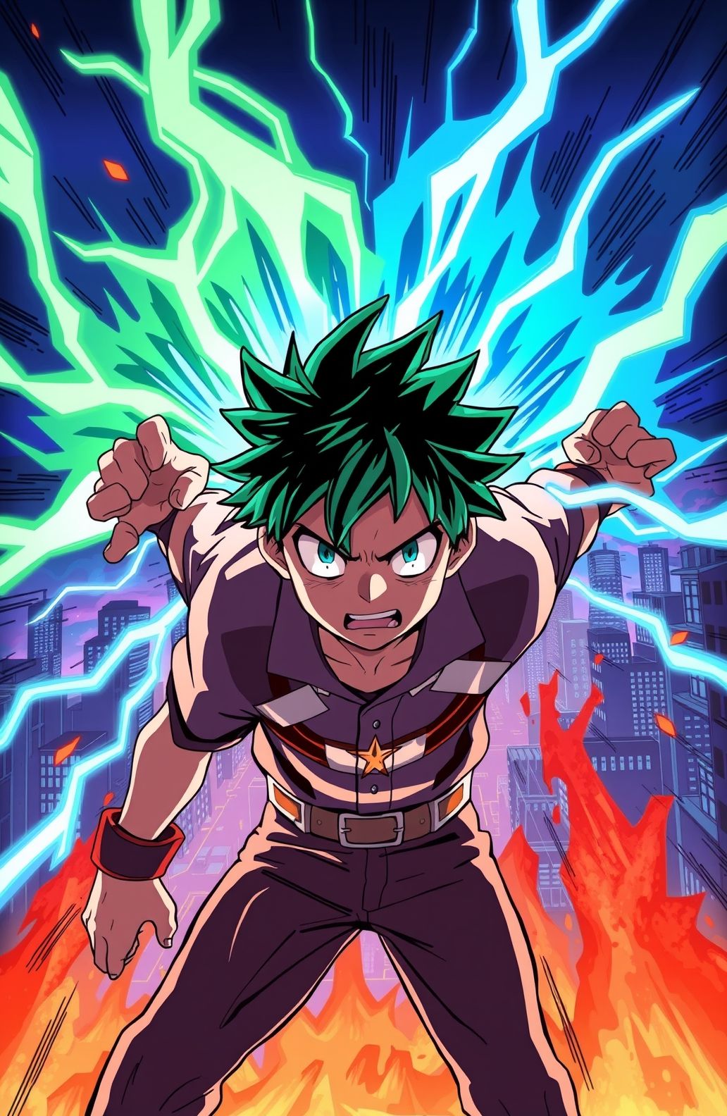 Cool Deku Anime Wallpaper