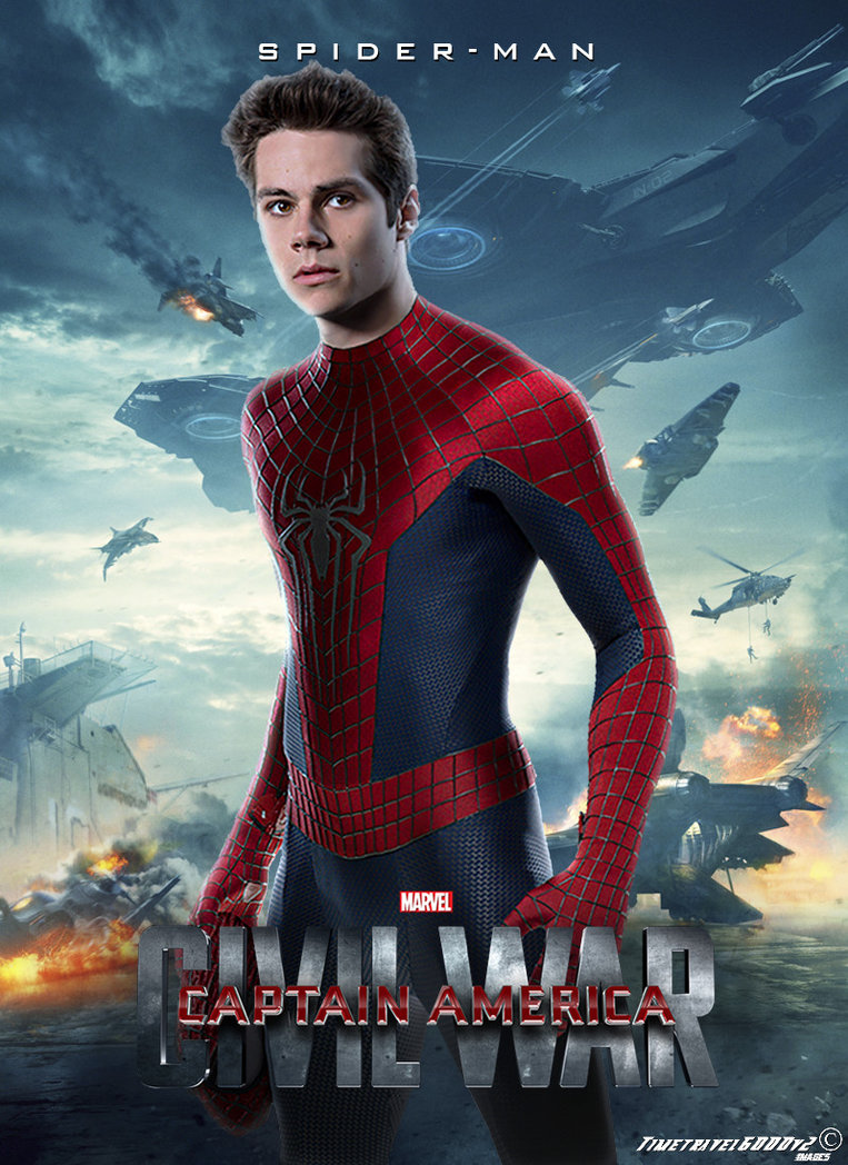 Captain America Civil War Spider Man Poster By Timetravel6000v2 On