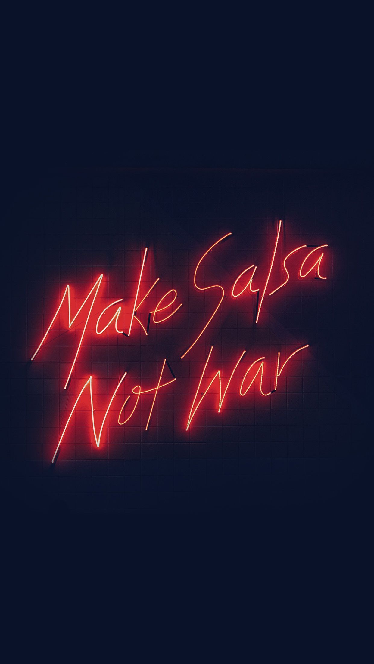 Make Salsa Not War iPhone HD Wallpaper In