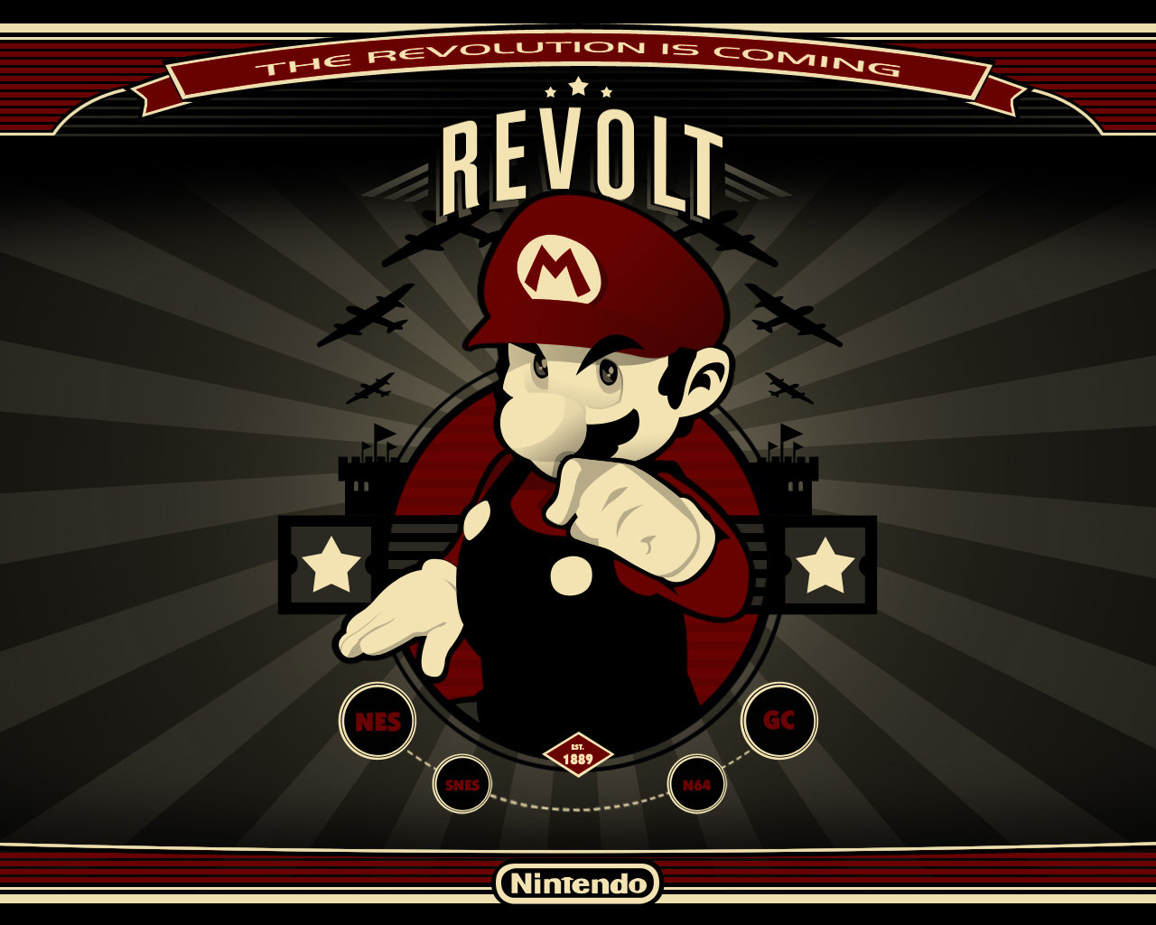 HD Super Mario Bros Revolt Wallpaper