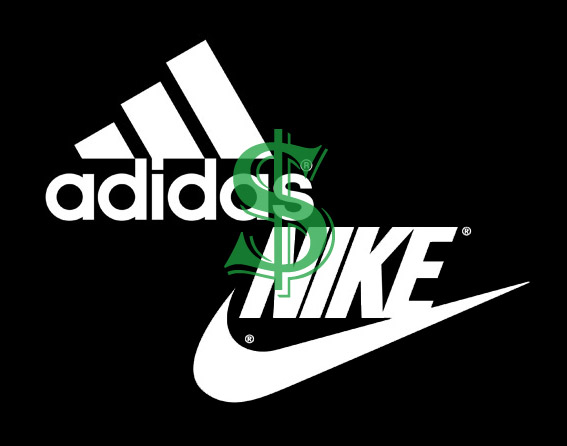 adidas and nike logo MEMES