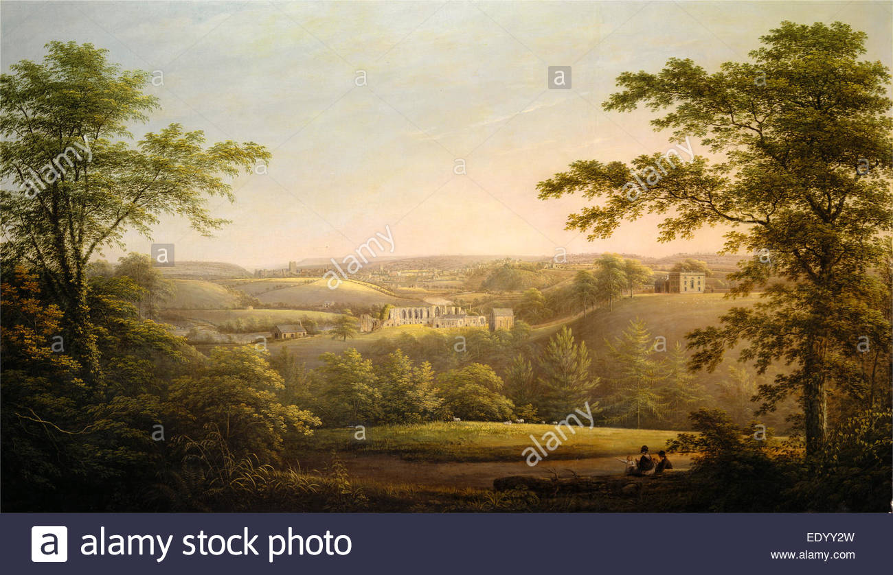Easby Hall And Abbey With Richmond Yorkshire In The