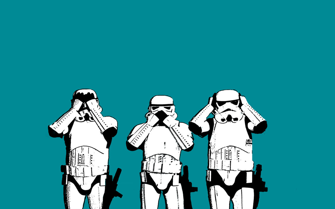 Storm Troopers See No Evil By Iamthedarthvader