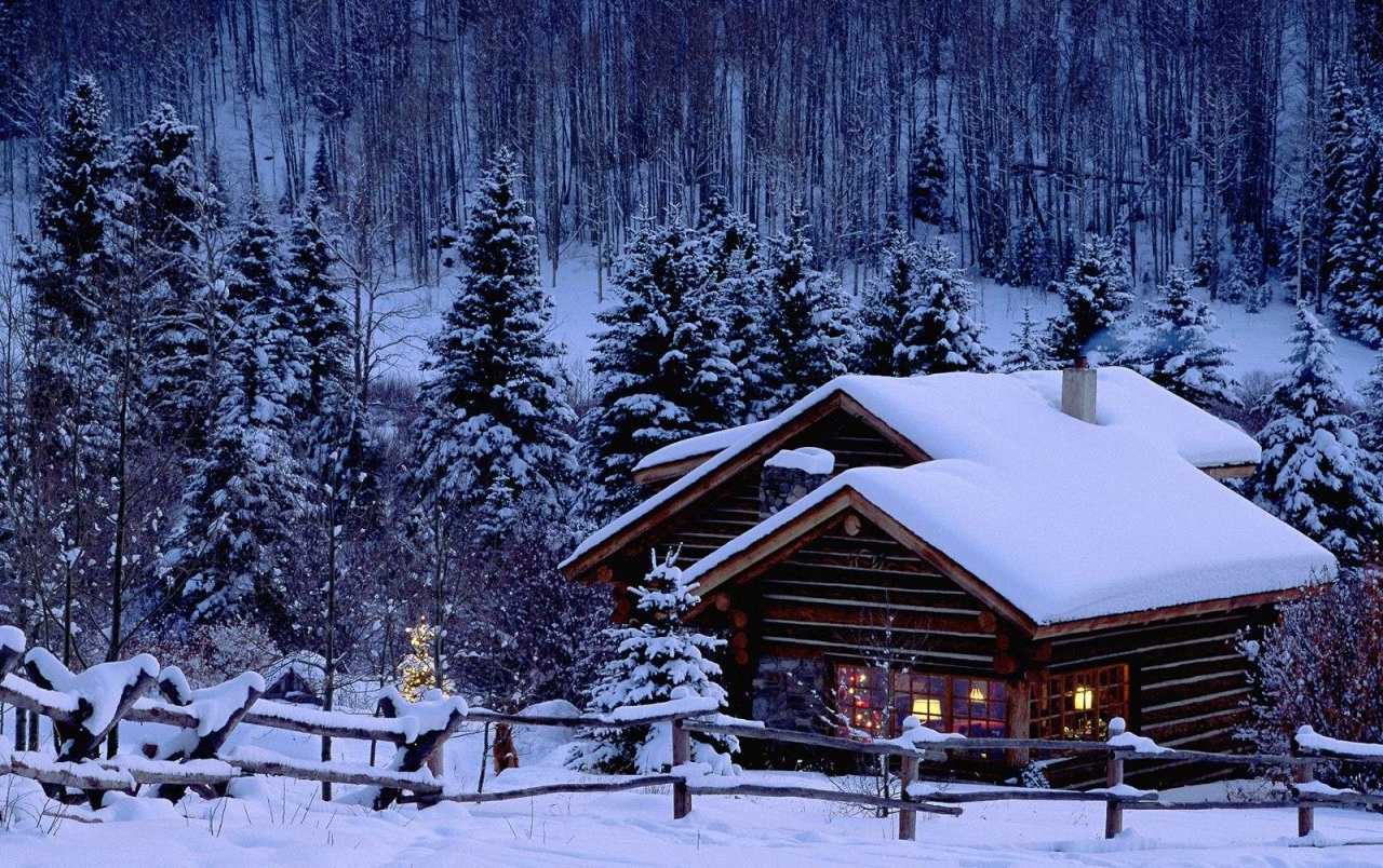 Chalet Colora Wallpaper Stock Photos