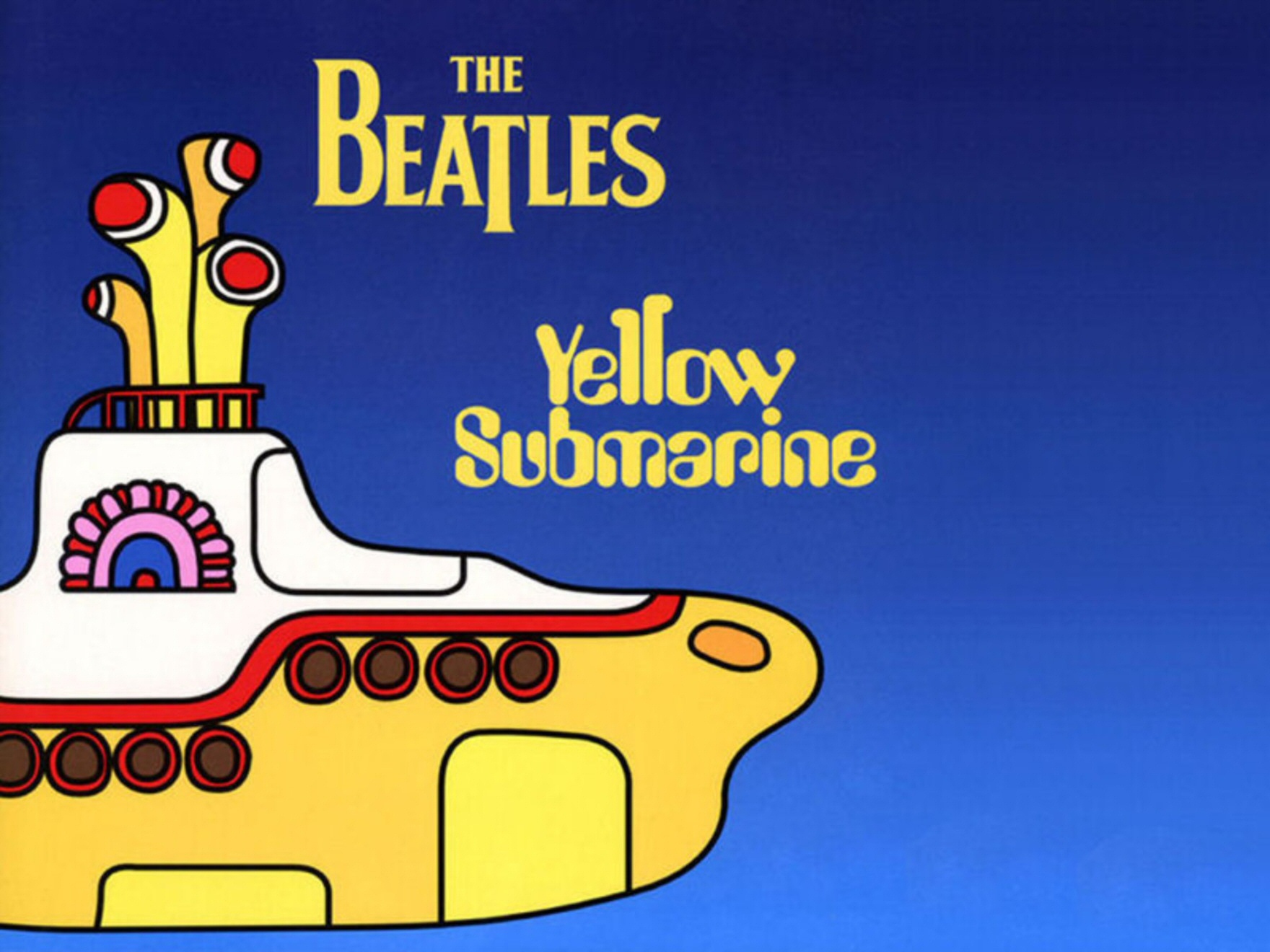 Beatles Yellow Submarine Wallpaper 1760x1320
