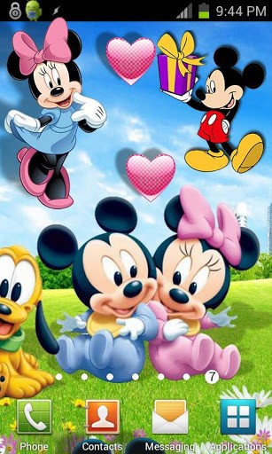 Mickey Mouse And Minnie Love You
