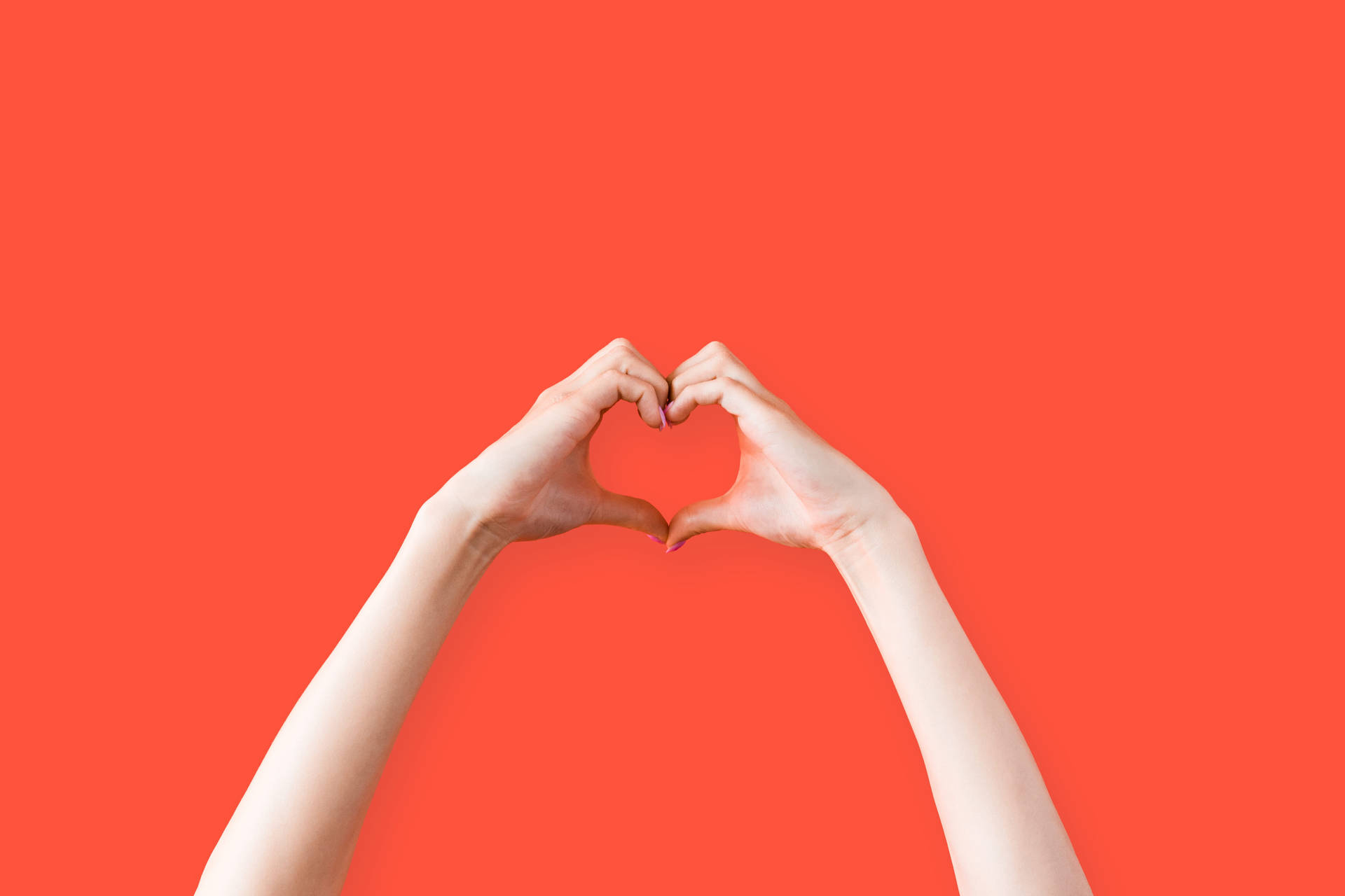 Hand Heart Wallpaper