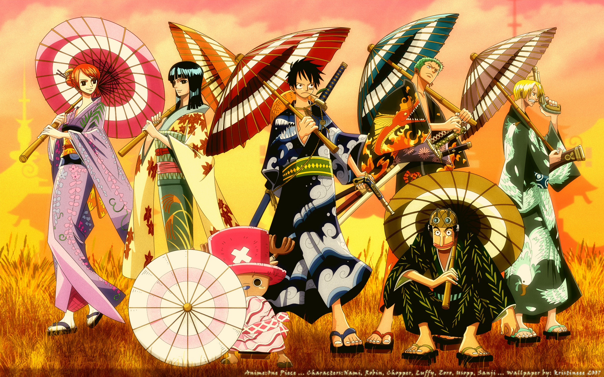 One Piece Background Desktop Wallpaper