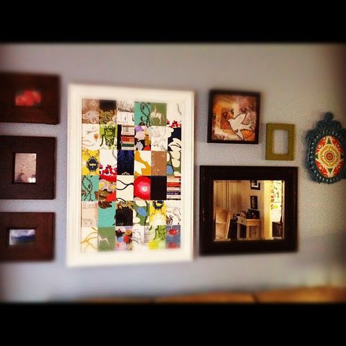 🔥 Free download Art made from wallpaper samples could use old recipes paint swatches [500x500