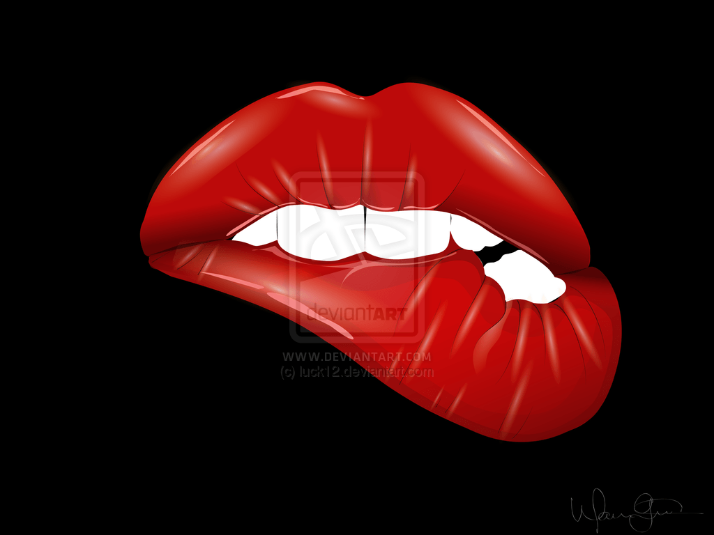 Red Lips Wallpaper For Your Desktop