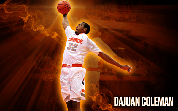 Syracuse College Basketball Dajuan Coleman Wallpaper On