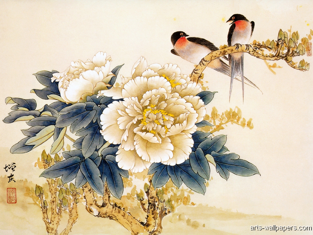 Chinese Painting Art Print Poster Wallpaper