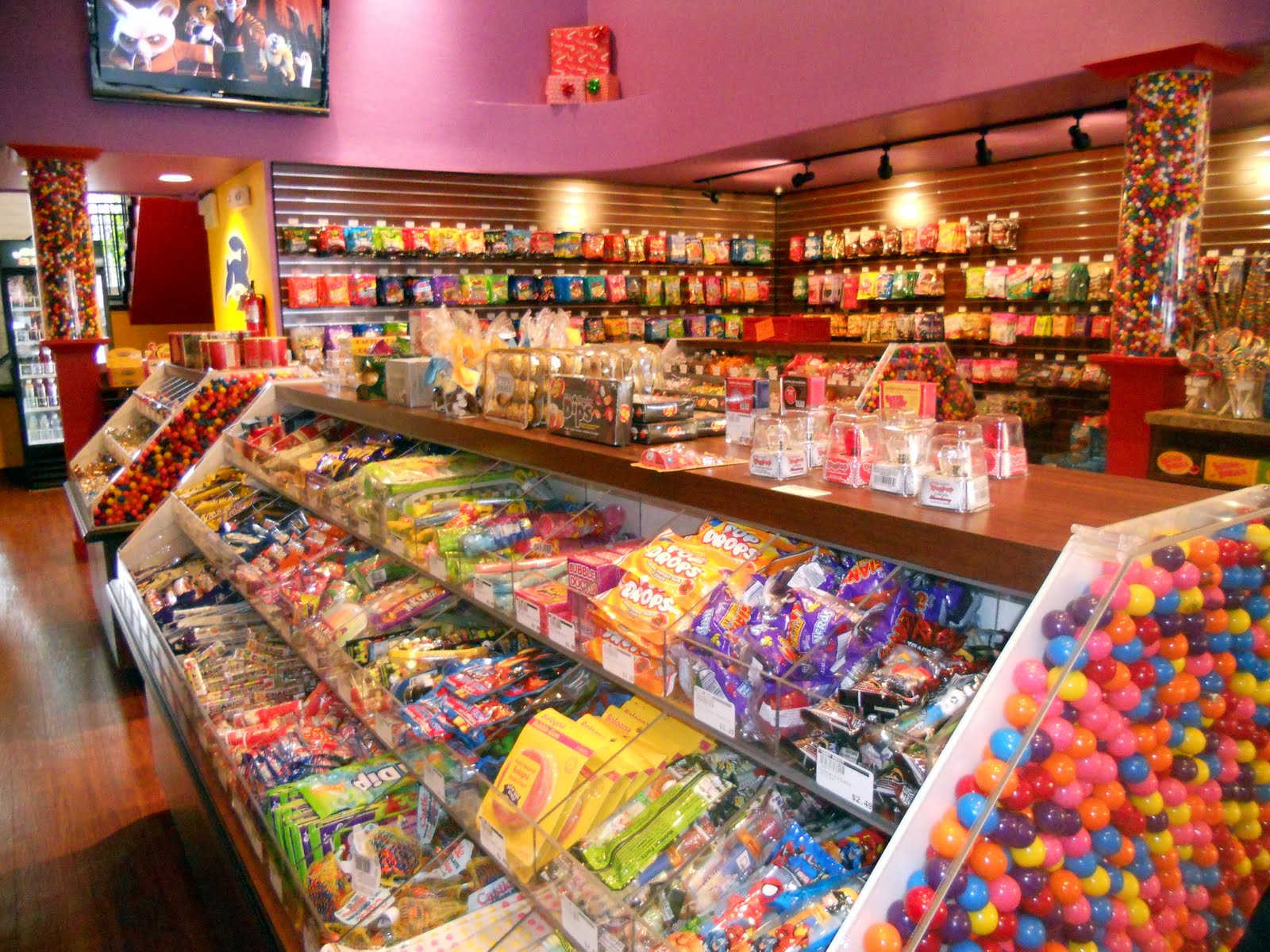 Back Gallery For Candy Store Wallpaper