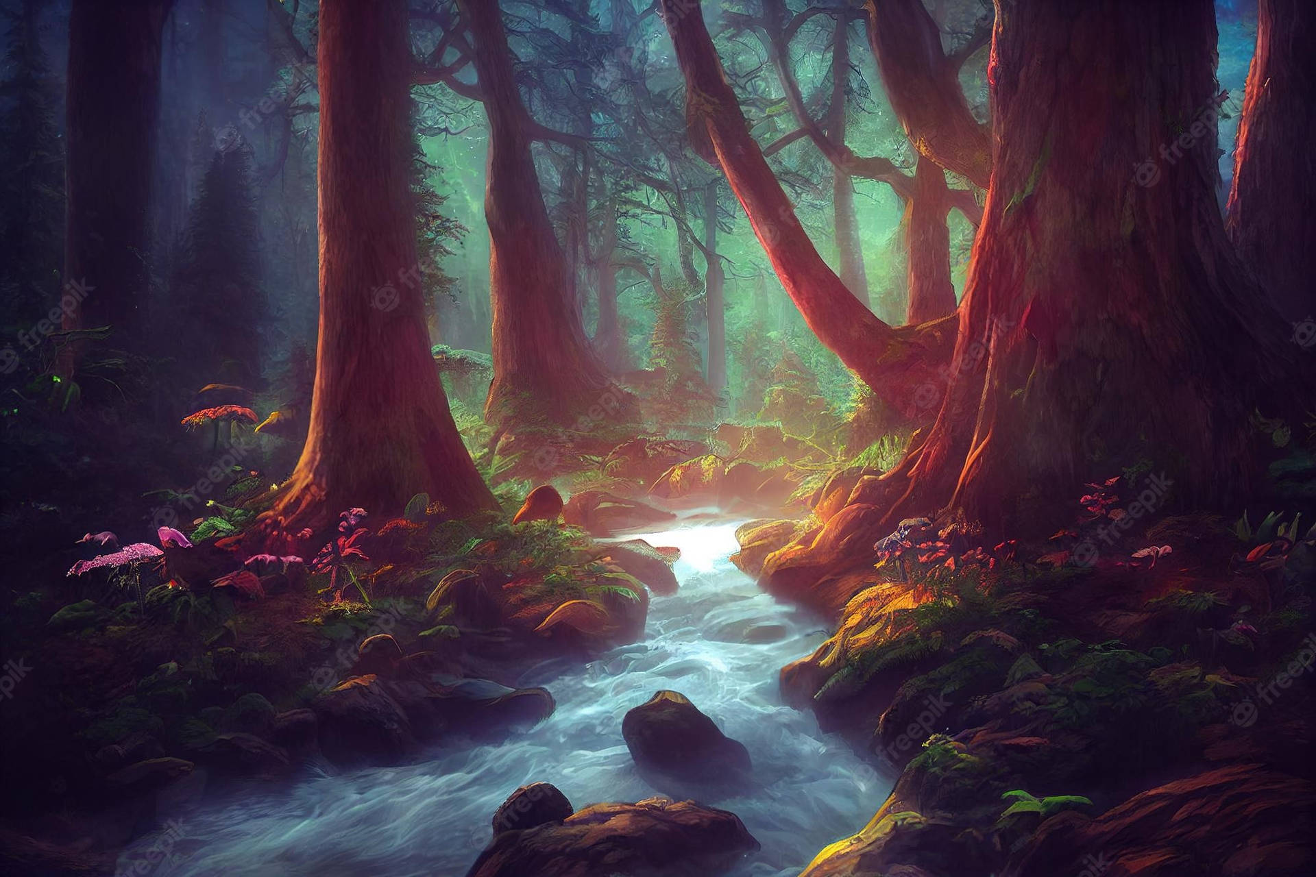 Mystical Forest Wallpaper