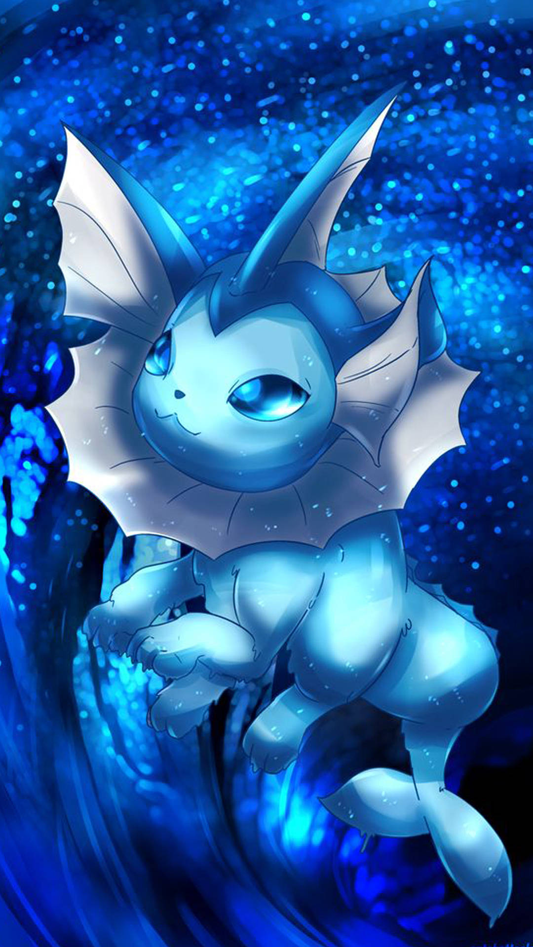Adorable Pikachu Pokemon Illustration On iPhone Wallpaper
