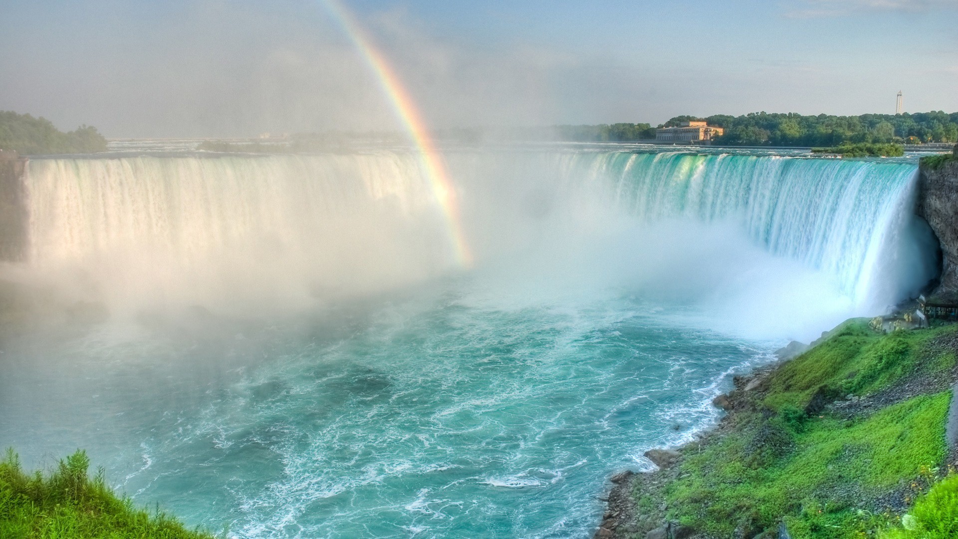 Niagara Falls Rainbow Canada   Wallpaper 33798 1920x1080